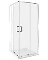 Shower Enclosure TELA 800 x 800 x 1850 mm Silver