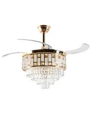 Ceiling Fan with Light ALAPAHA with Remote LED Gold_1125768