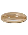 LED Ceiling Lamp NITH Glass Light Brown