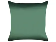 Zestaw 2 poduszek dekoracyjnych MARSHMALLOW 45 x 45 cm Welur Czerwony Zielony Wzór świąteczny_946842