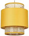 Rattan Pendant Lamp Yellow and Natural BOERI_836980