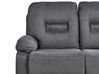 Sofa Set dunkelgrau 6-Sitzer manuell verstellbar BERGEN II_934087