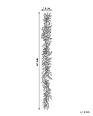 Świąteczna girlanda LED WHITEHORN 180 cm Ciemnozielony_881153