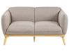 Sofa 2 Seater LJUNG Fabric Light Brown