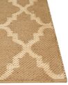 Teppich Jute beige 160 x 230 cm marokkanisches Muster Kurzflor MERMER_887055