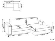 Corner Sofa RENDERS Boucle Off-White Left Hand_988567