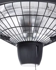 Riscaldatore a infrarossi da patio sospeso AMIATA 2100 W Nero_684018