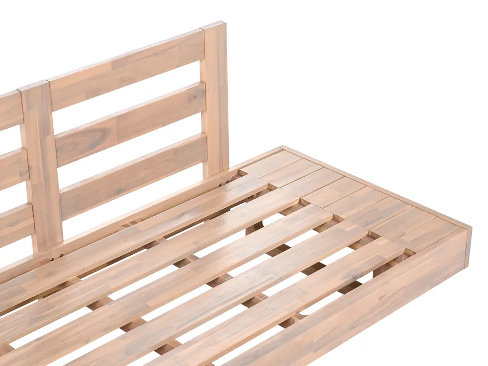 Divano da giardino 2 posti MARETTIMO Legno di acacia certificato Beige_1154060
