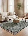 Rug KARS Green 140 x 200 cm Cotton