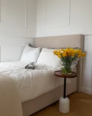 Boxspringbett mit Stauraum MAJOR Stoff Hellbeige 120 x 200 cm_1062370