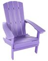 Zahradní židle fialová ADIRONDACK_918246