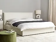 Ottoman Bed LAVAUR Boucle Off-White 180 x 200 cm (EU Super King)_1175192