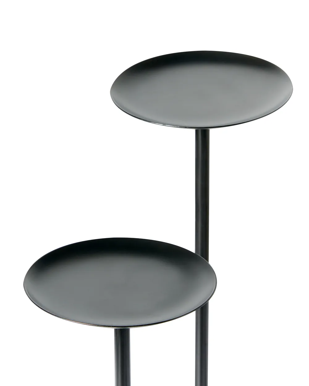 Świecznik LAMEGO 23 cm Metal Czarny_968595