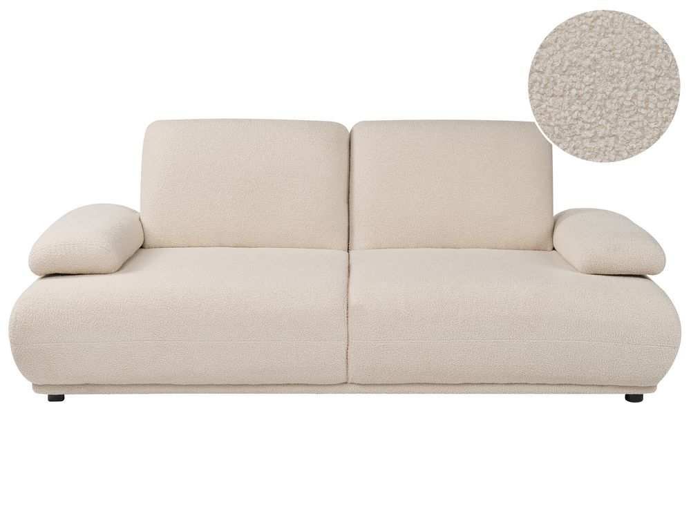 Sofa 3 Seater NACKA Boucle Beige