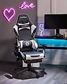 Gaming Chair VICTORY Faux Leather White