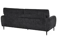 Sofa 3-Sitzer SKARO Chenillegewebe Schwarz_1156710