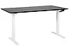 Manual Adjustable Standing Desk DESTINES 160 cm x 72 cm Black/ White