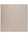 Alfombra de pelo sintético MITCHELL Beige 160 x 160 cm