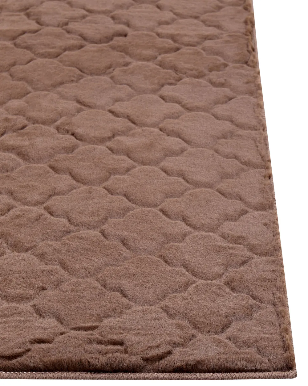 Faux Fur Rug GHARO Brown 80 x 150 cm_866686