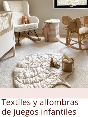 Textiles y alfombras de juegos infantiles