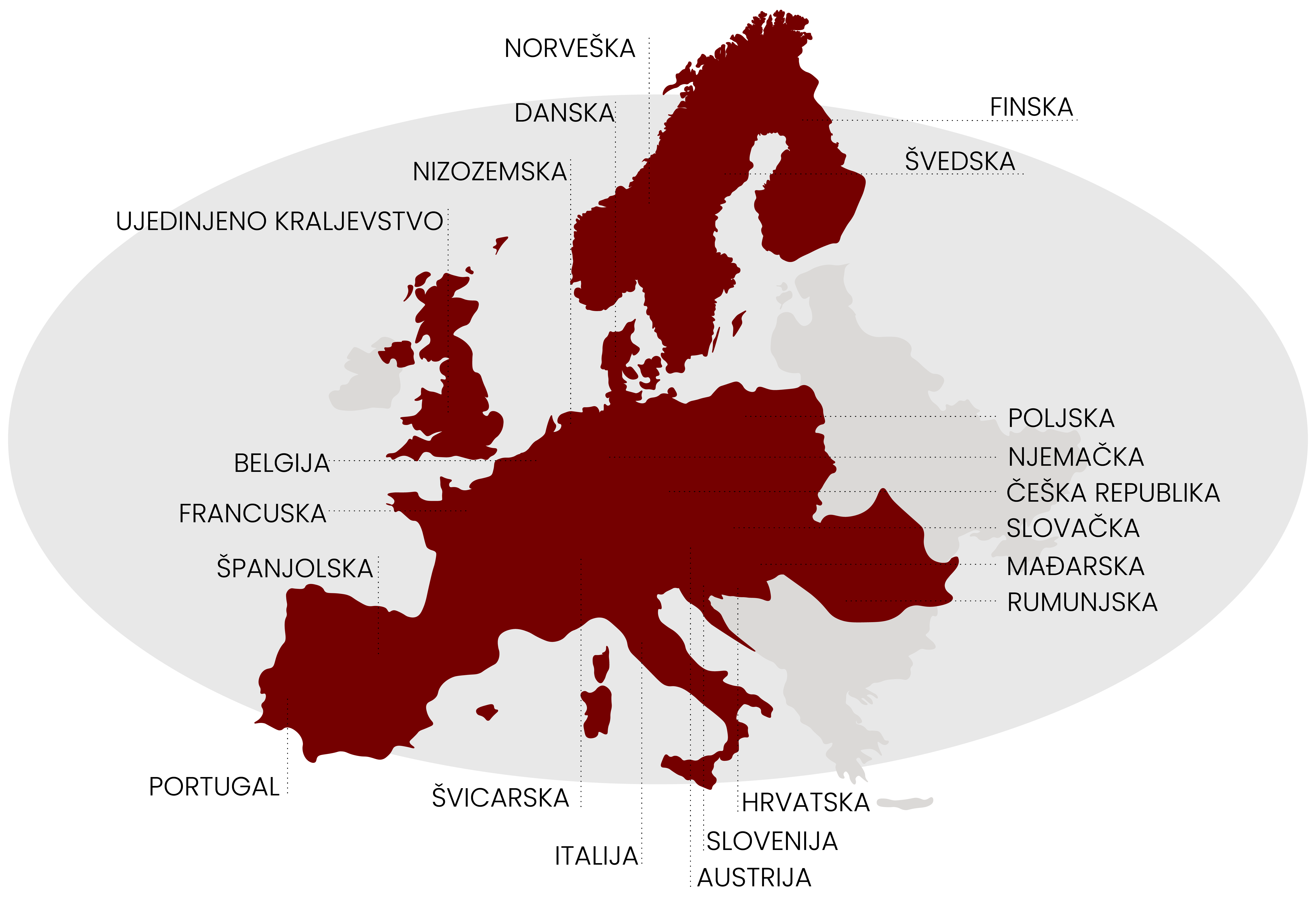 Beliani diljem svijeta