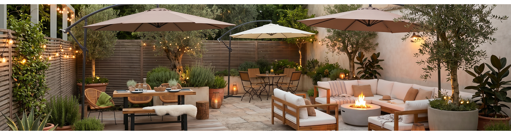 banner image for cantilever parasols category