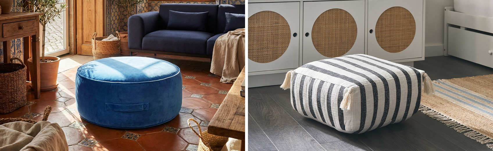 Image showing floor cushions