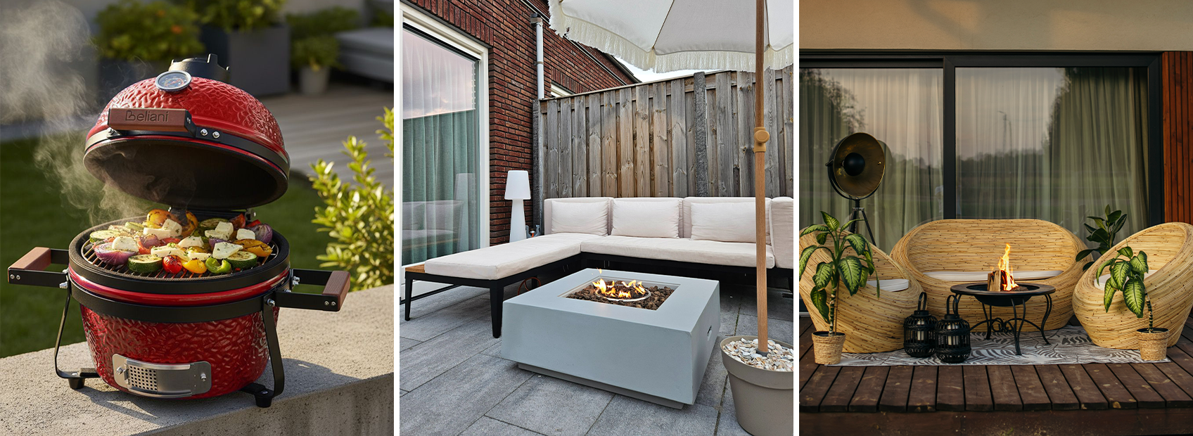 Grill and Fire Pit