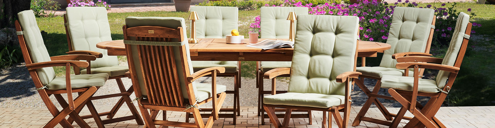 Image showing outdoor pads and cushions