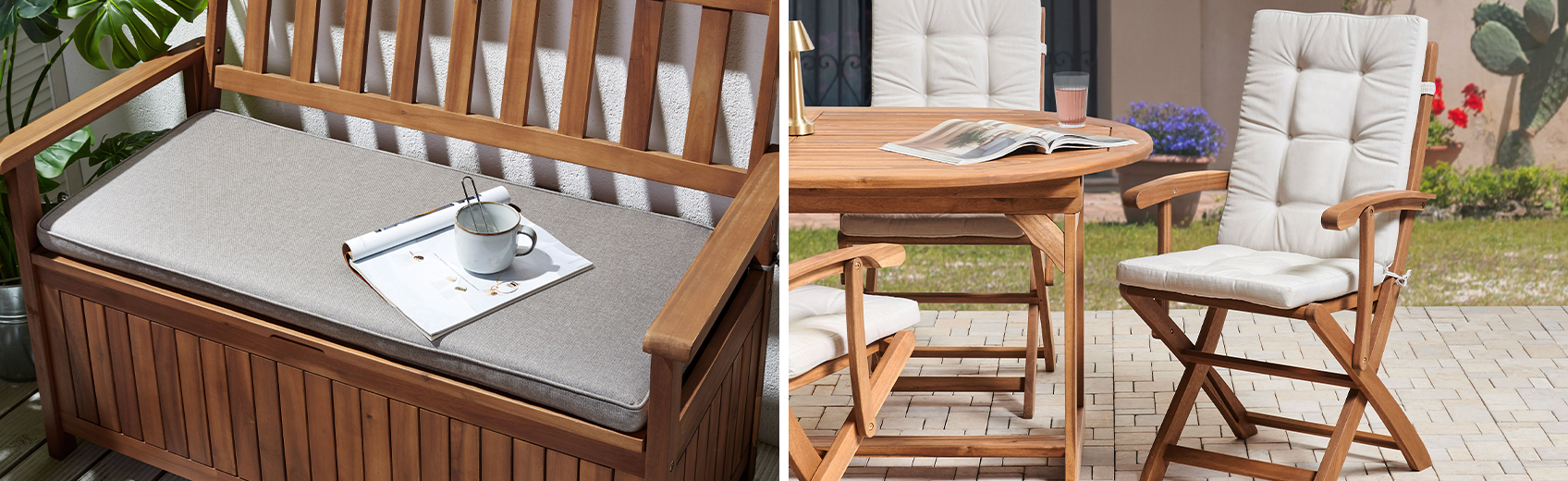 Image showing outdoor cushions