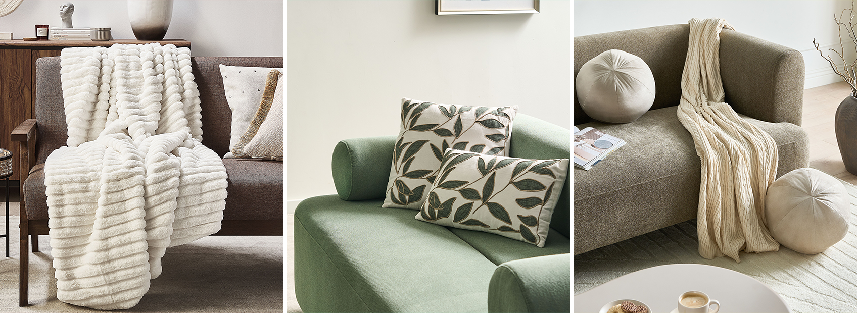 Image showing living room textiles
