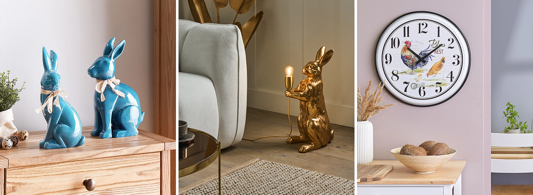 Immagine che mostra diverse decorazioni pasquali