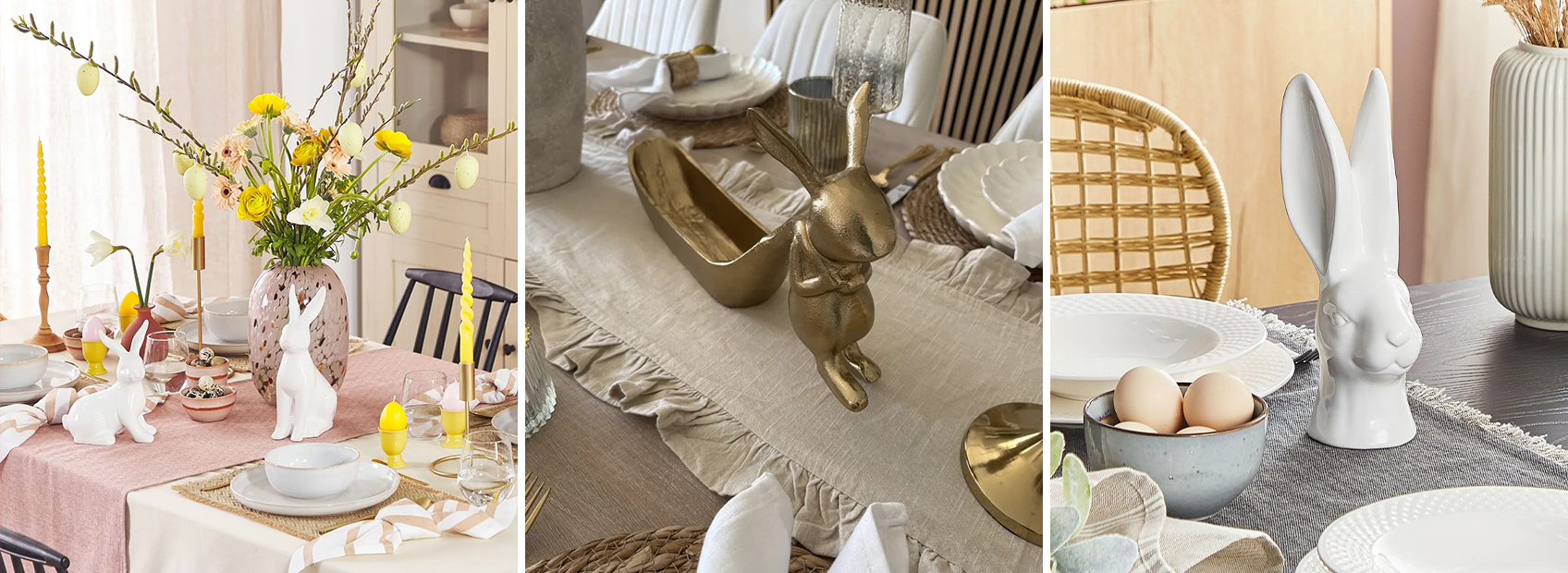 Immagine che mostra diverse tavole pasquali