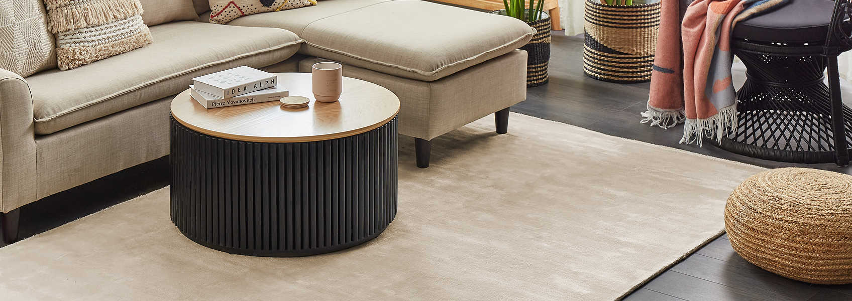 rugs in modern living room