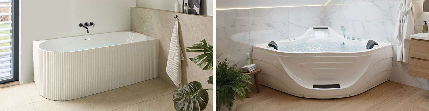 Corner bathtub