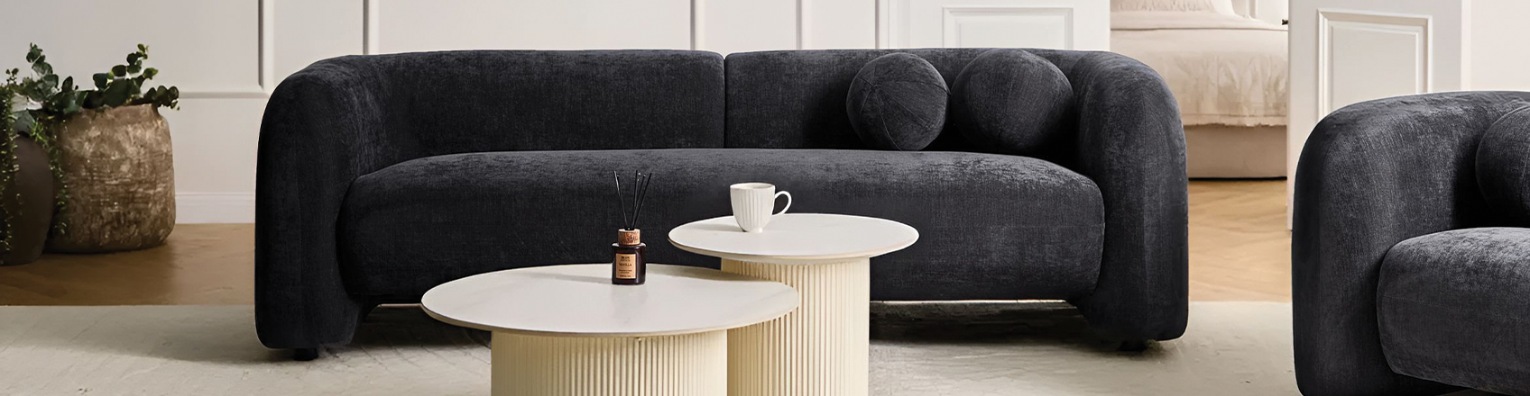 Fabric sofa