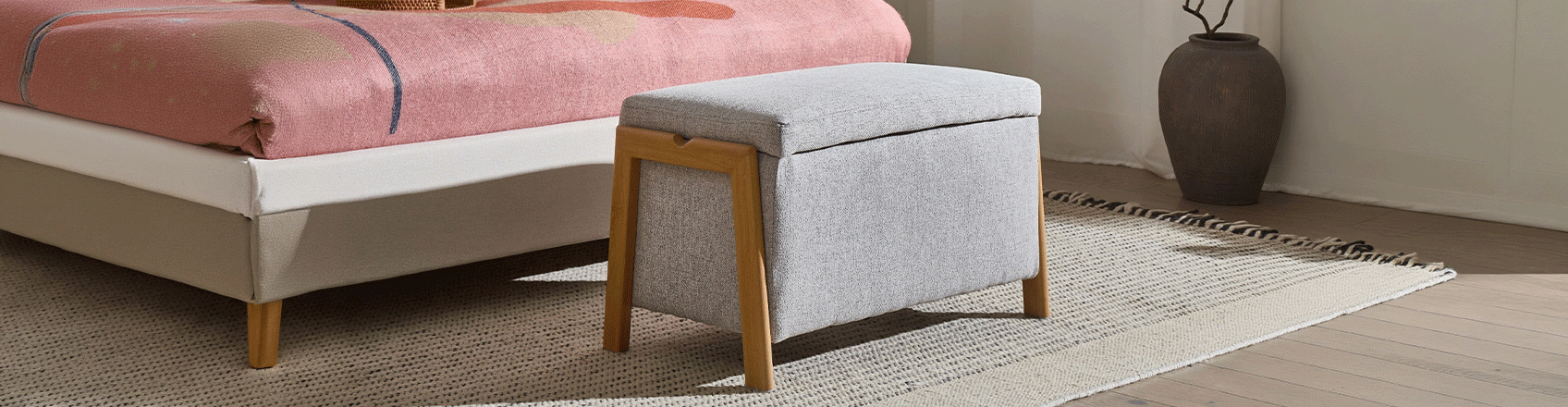 Bed benches for bedrooms