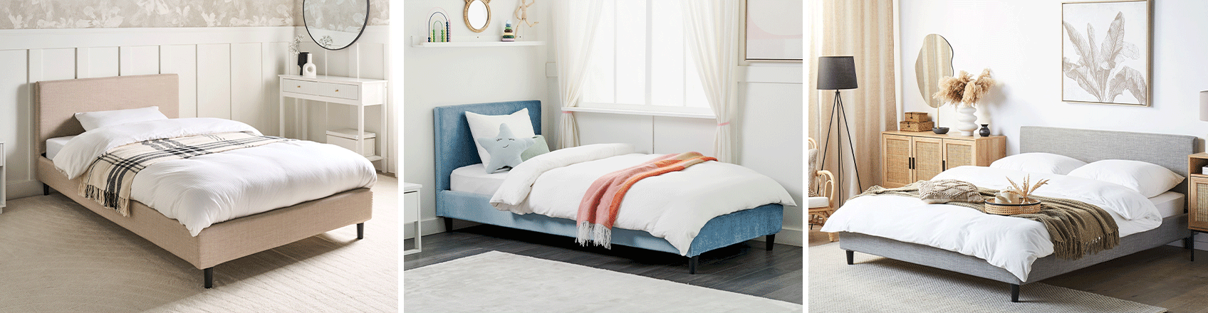 Removable and replaceable bed frame covers