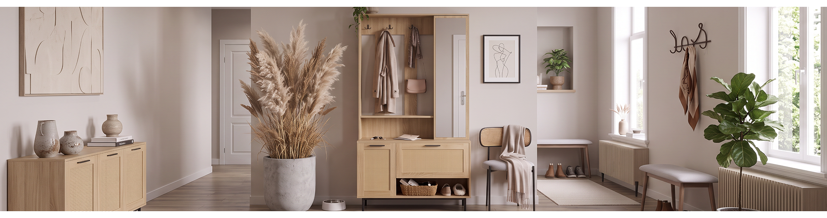 images of hallway set arrangement