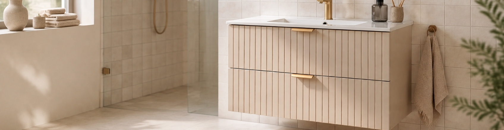 Vanity units with basins