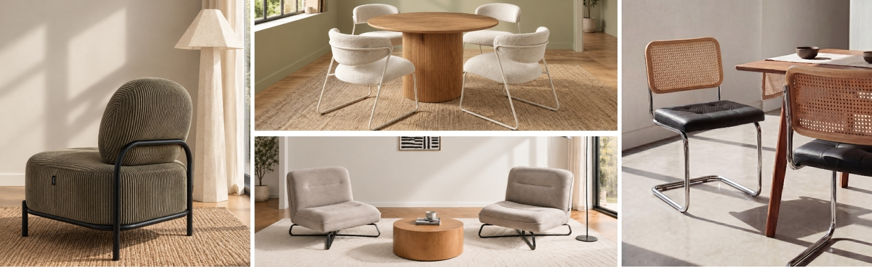 s-curved and curvy metal furniture frames