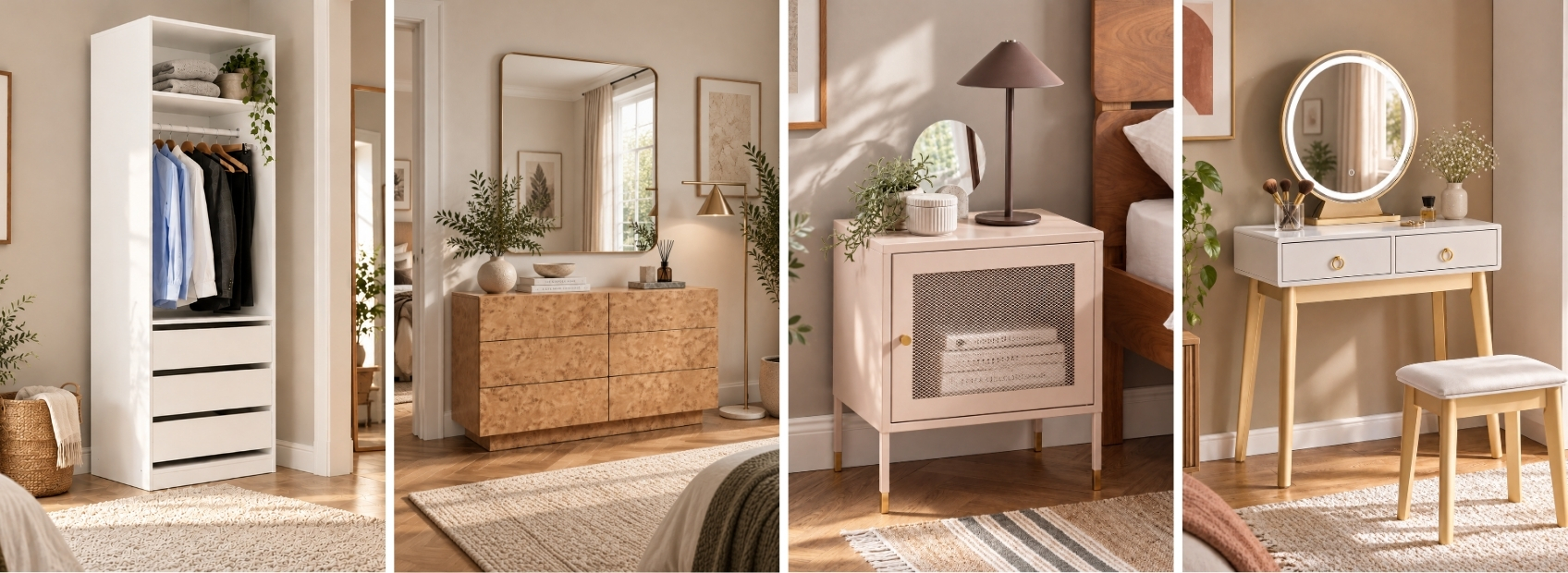 bedroom storage furniture collage